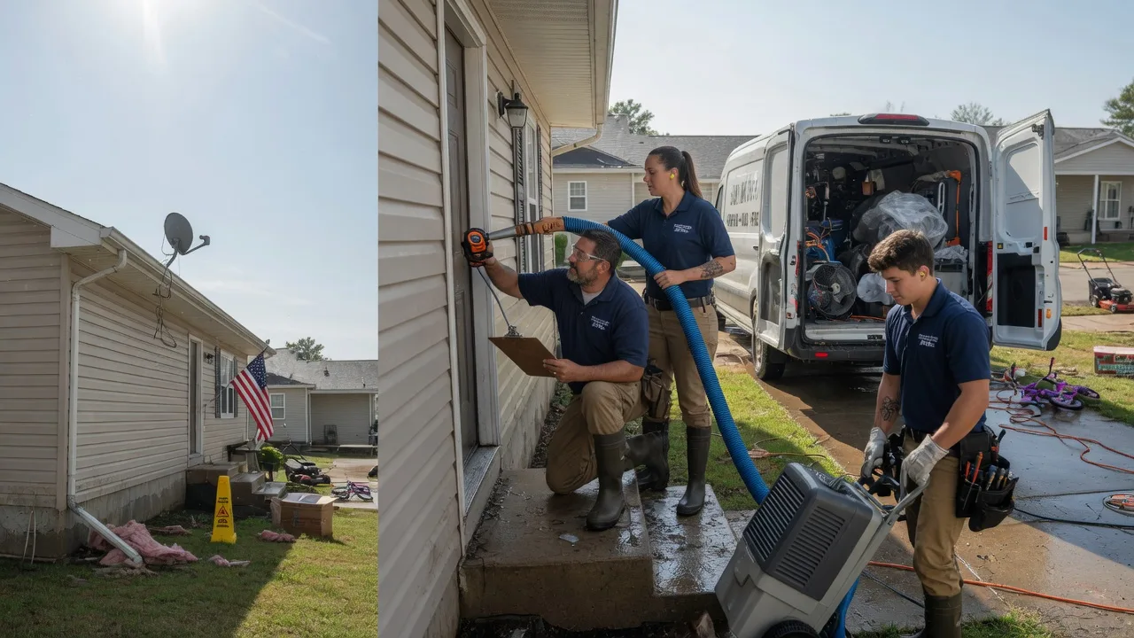 Ceiling Water Damage Restoration in Shoals, IN near me